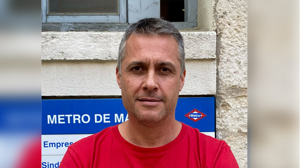 Jose Luis Cejudo, nuevo secretario general del Sindicato del Colectivo de Maquinistas de Metro de Madrid - SCMM